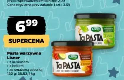 Pasta warzywna Lisner ze smażoną cebulką