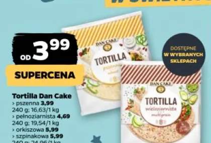 Tortilla Dan Cake pełnoziarnista