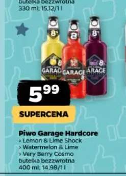 Piwo Garage Hardcore Lemon & Lime Shock