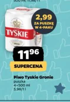 Piwo Tyskie Gronie 4-pak 500ml