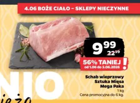 Schab wieprzowy Sztuka Mięsa Mega Paka