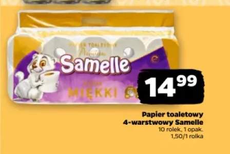 Papier toaletowy 4-warstwowy Samelle