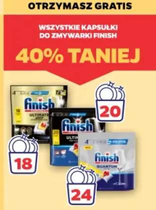 Kapsułki do zmywarki Finish