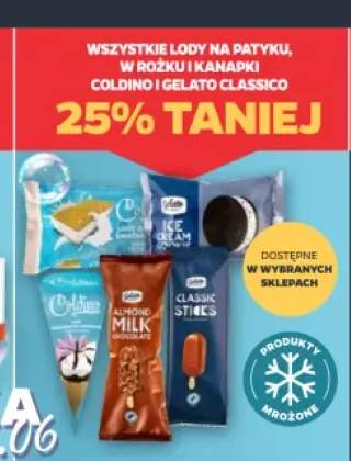 Lody w rożku Coldino