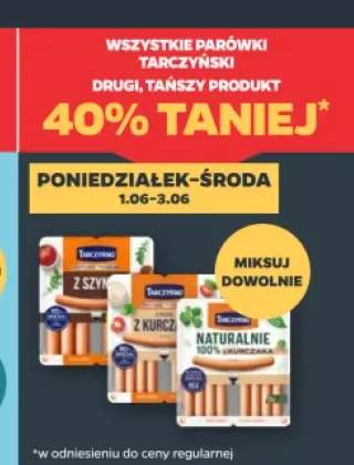 Parówki z szynki Tarczyński