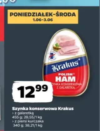 Szynka konserwowa z piersi kurczaka Krakus
