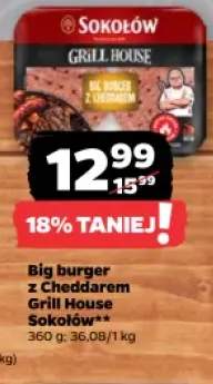 Big burger z Cheddarem Grill House Sokołów