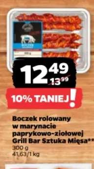 Boczek rolowany w marynacie paprykowo-ziołowej Grill Bar Sztuka Mięsa
