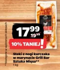Steki z nogi kurczaka w marynacie Grill Bar Sztuka Mięsa