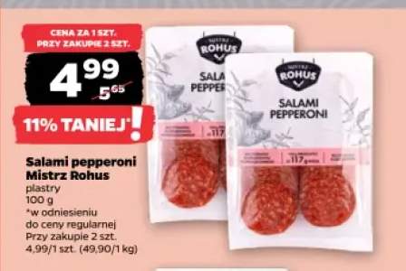 Salami pepperoni Mistrz Rohus plastry