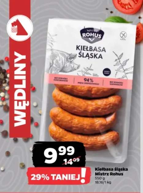 Kiełbasa śląska Mistrz Rohus
