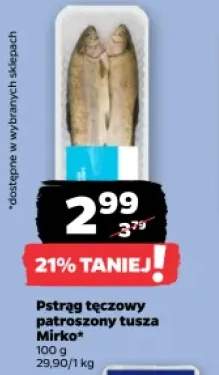 Pstrąg tęczowy patroszony tusza Mirko