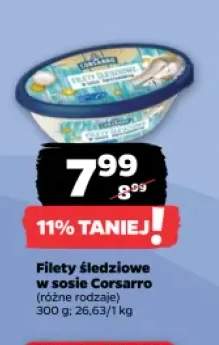 Filety śledziowe w sosie Corsarro