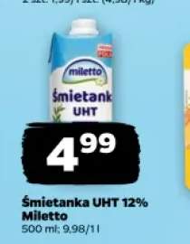 Śmietanka UHT 12% Miletto