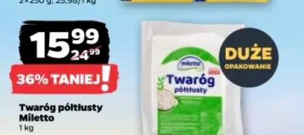 Twaróg półtłusty Miletto