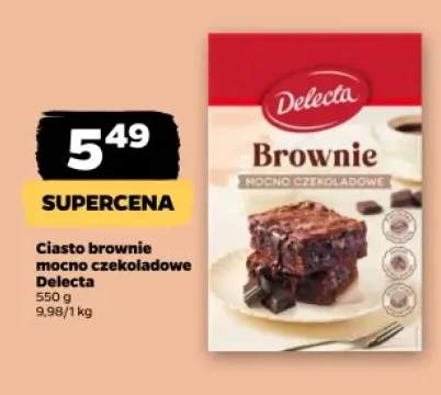 Ciasto brownie mocno czekoladowe Delecta