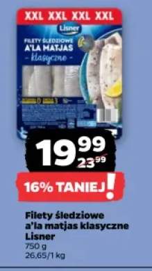 Filety śledziowe a'la matjas klasyczne Lisner