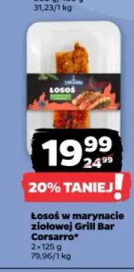 Łosoś w marynacie ziołowej Grill Bar Corsarro