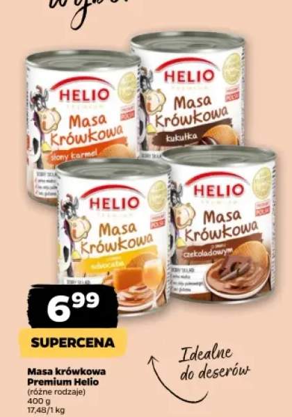 Masa krówkowa słony karmel Premium Helio
