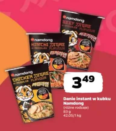Danie instant w kubku Namdong beef jjigae