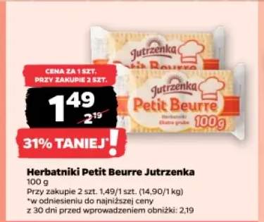 Herbatniki Petit Beurre Jutrzenka