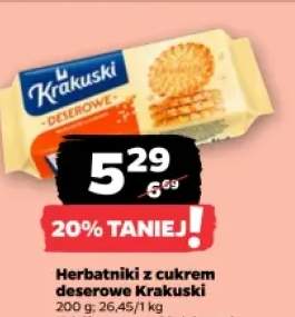 Herbatniki z cukrem deserowe Krakuski