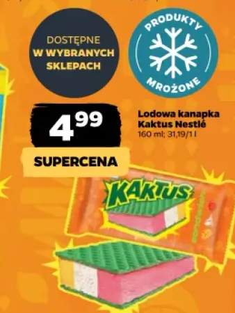 Lodowa kanapka Kaktus Nestlé