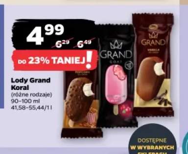 Lody Grand Koral Vanilla