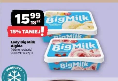 Lody Big Milk Algida
