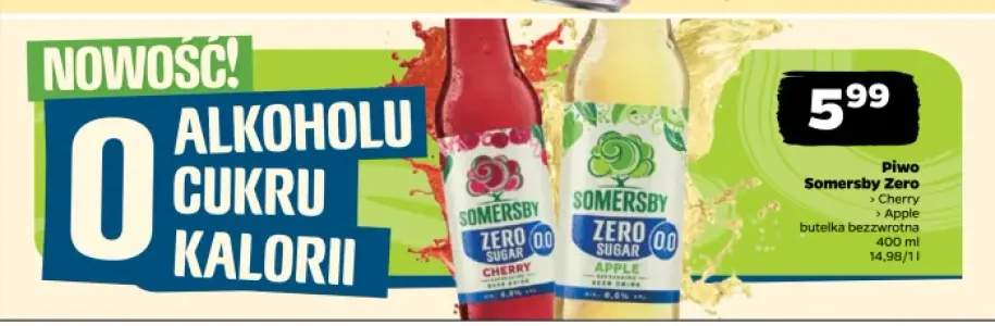 Piwo bezalkoholowe Somersby Zero Cherry 400ml