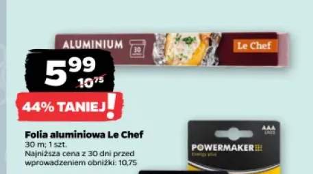 Folia aluminiowa Le Chef 30m