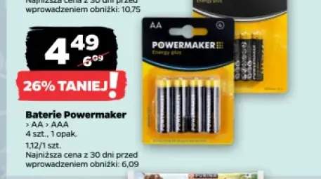 Baterie Powermaker AA