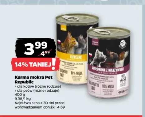 Karma mokra dla psów Pet Republic