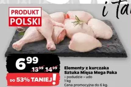 Elementy z kurczaka Sztuka Mięsa Mega Paka udo