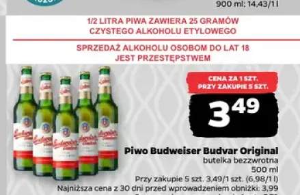 Piwo Budweiser Budvar Original