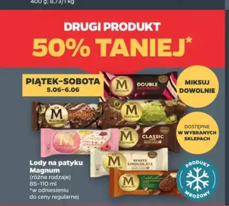 Lody na patyku Magnum Pistache