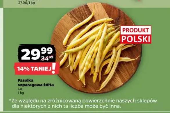 Fasolka szparagowa żółta polska
