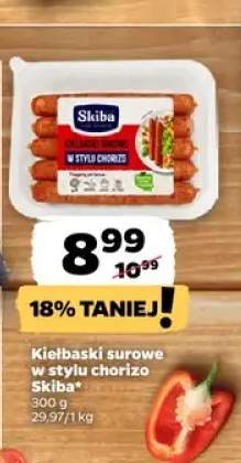 Kiełbaski surowe w stylu chorizo Skiba