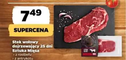 Stek wołowy dojrzewający 25 dni z rostbefu Sztuka Mięsa