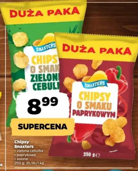 Chipsy Snaxters paprykowe