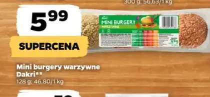 Mini burgery warzywne Dakri