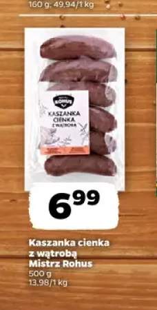 Kaszanka cienka z wątrobą Mistrz Rohus