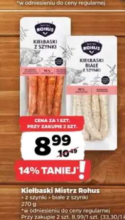 Kiełbaski białe z szynki Mistrz Rohus