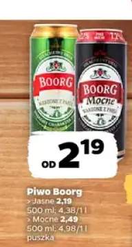 Piwo Boorg Jasne