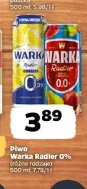 Piwo bezalkoholowe Warka Radler 0% Cytryna
