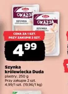 Szynka królewska Duda plastry