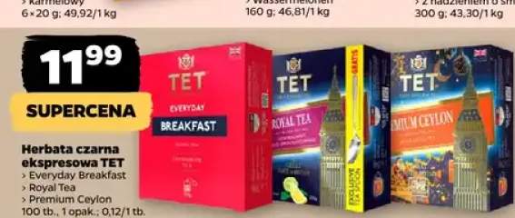 Herbata czarna ekspresowa Royal Tea TET
