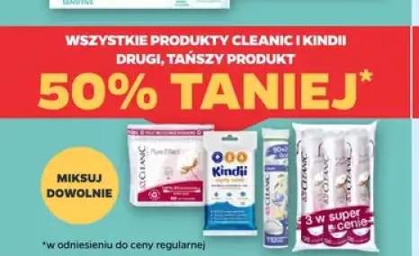 Płatki kosmetyczne Cleanic Pure Effect