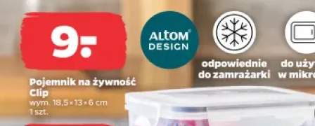 Pojemnik na żywność Clip wym. 18,5x13x6cm 900ml