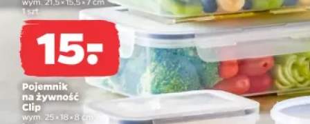 Pojemnik na żywność Clip wym. 25x18x8cm 2,4l